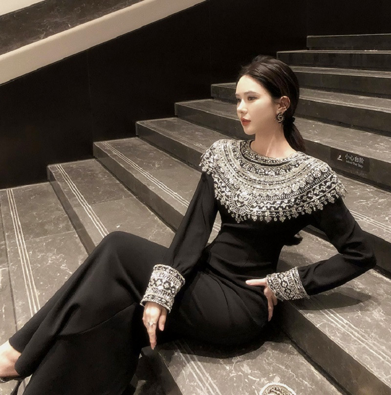 Formal Attire Woman - Excellent Workmanship Black Attire for Formal