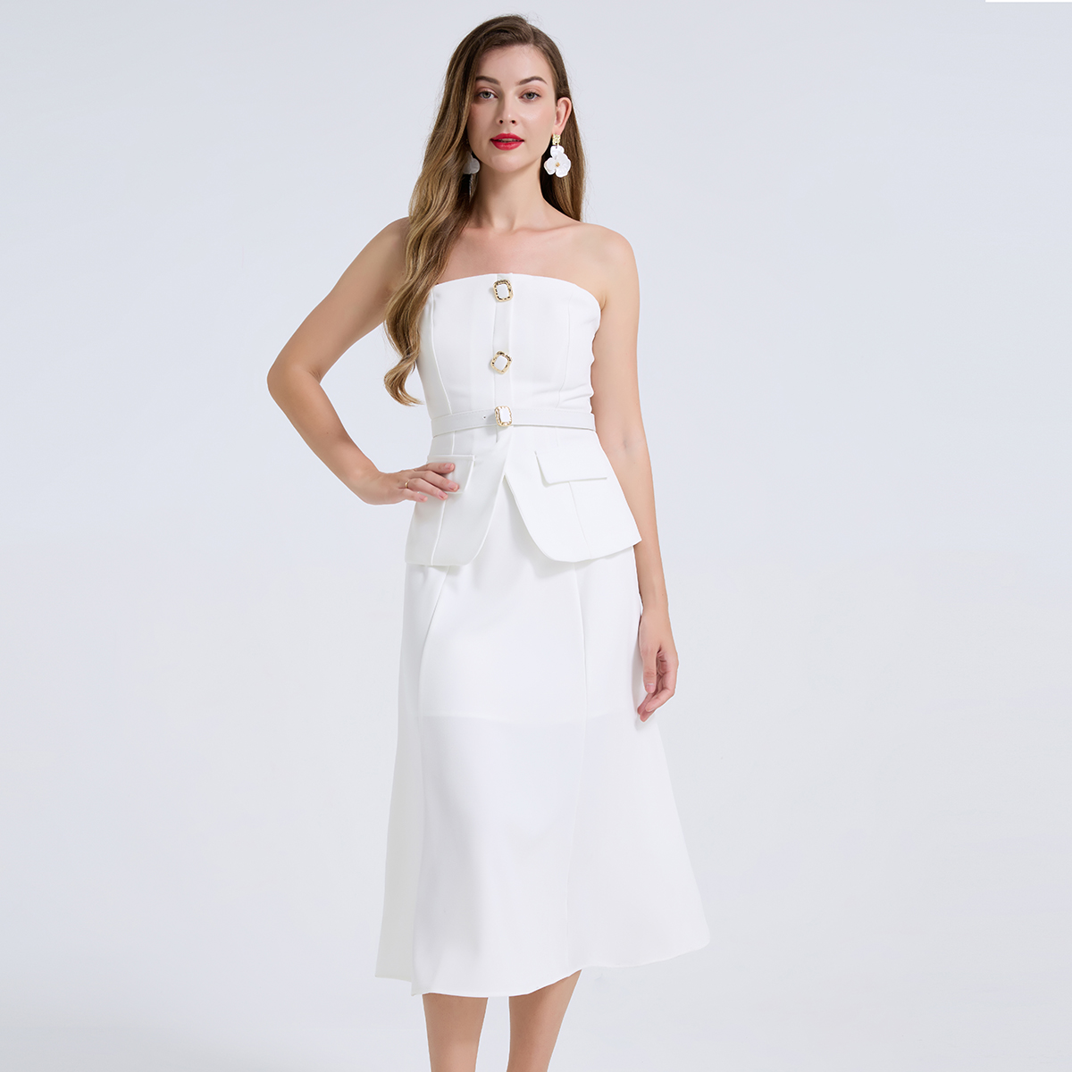 2 Piece Set Women Outfits Eleg - Women Formal Wear For Meeting 评论和价格