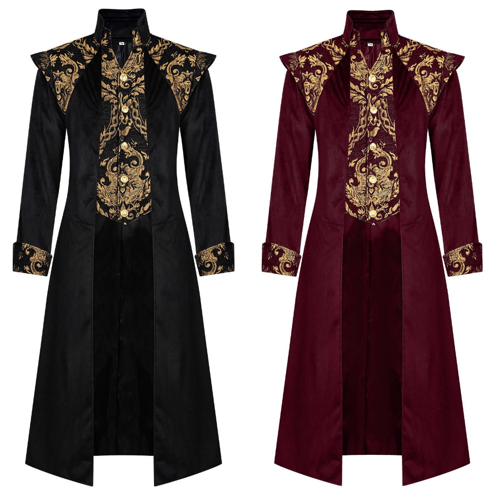 Steampunk Medieval Tailcoat Ja - Women'S Gothic Formal Wear 评论和价格