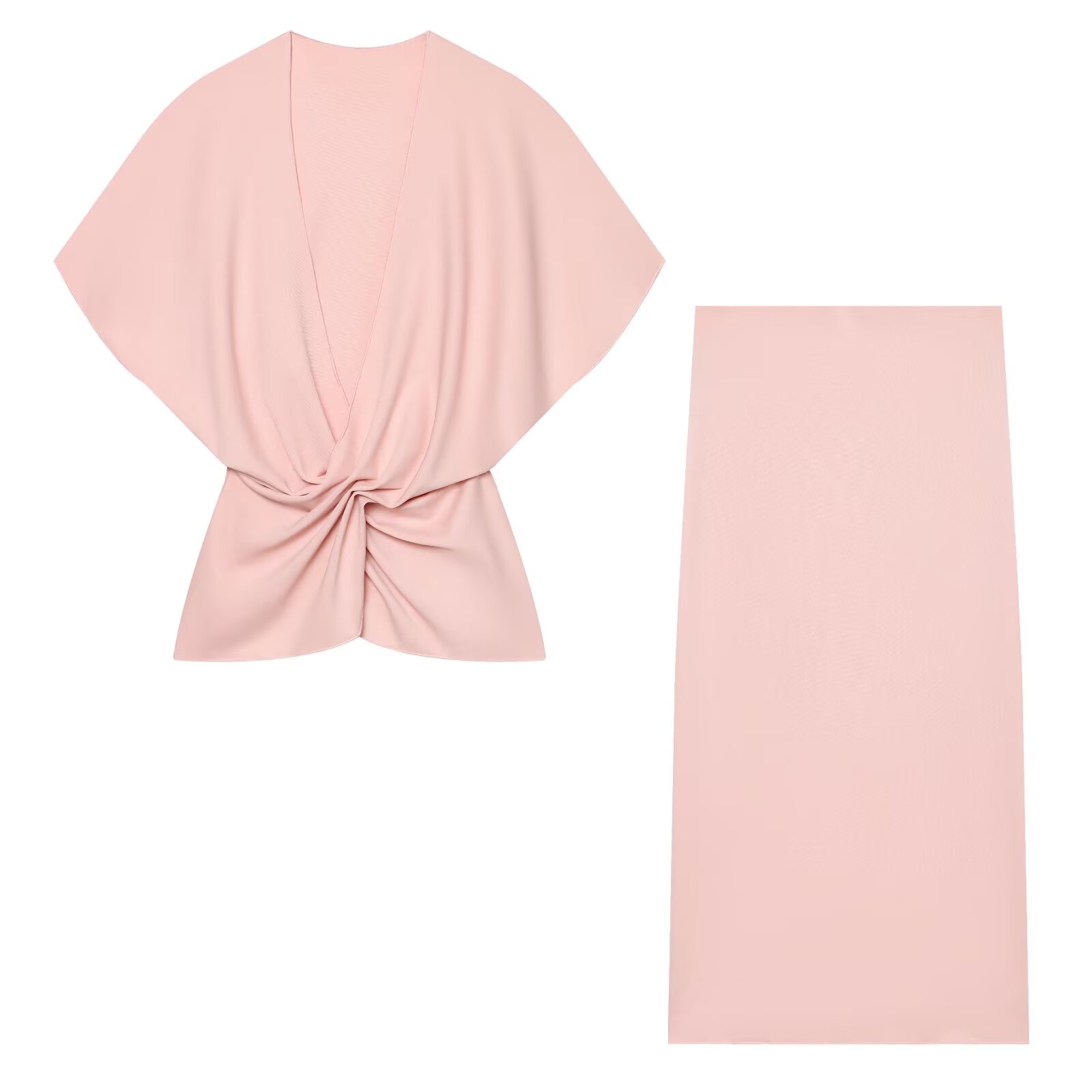 2026 Women Elegant Pink Two Pi - Formal Attire Woman 评论和价格