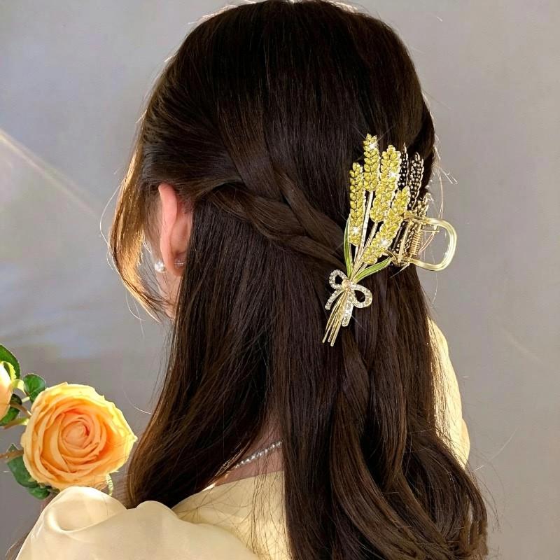Alloy Wheat Design Hair Claw C - Women Formal Wear Designers 评论和价格