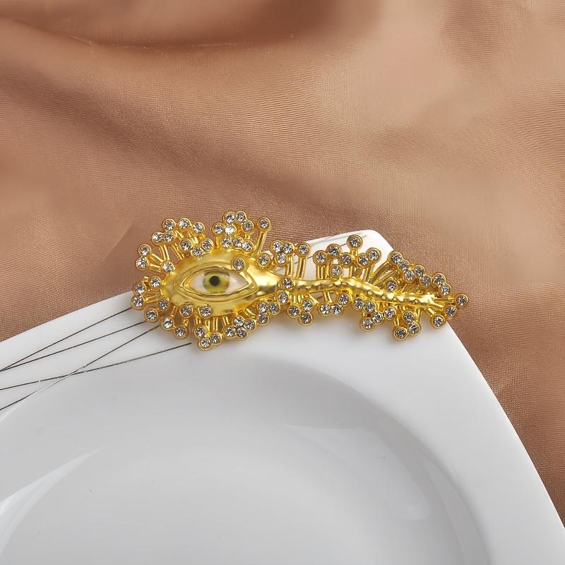 Minimalist Rhinestone Eye-Shap - Women Formal Wear For Meeting 评论和价格