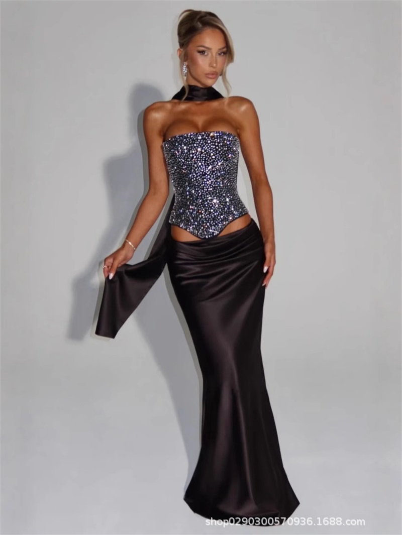 Sexy Mermaid Women Prom Dress  - Women Formal Wear With Skirt 评论和价格