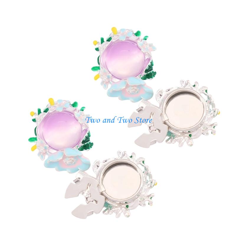 HX6F Pack Of 4 Enamel Tulips C - Women'S Formal Wear Accessories 评论和价格