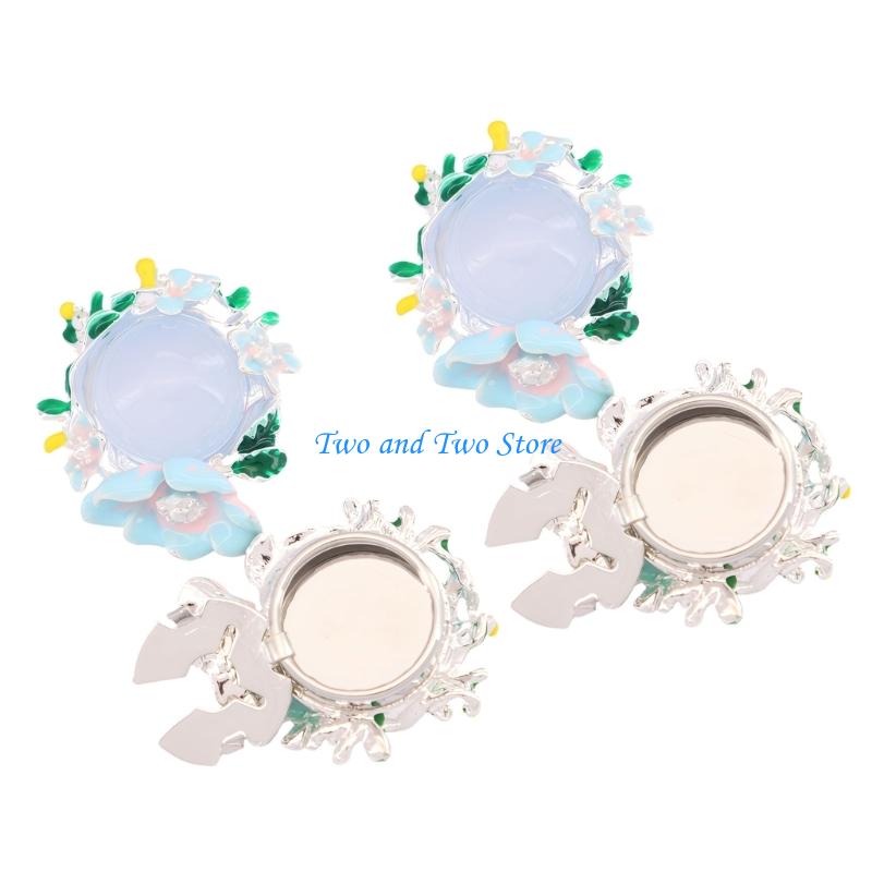 HX6F Pack Of 4 Enamel Tulips C - Women'S Formal Wear Accessories 评论和价格