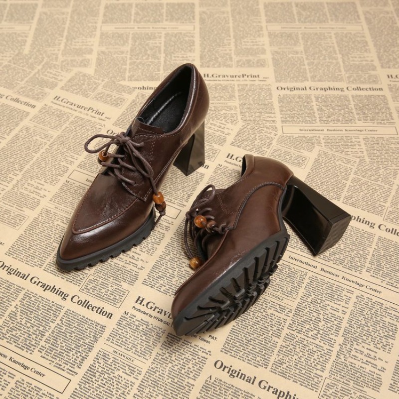 French Deep Mouth Block Heel S - Pump Heel Block 评论和价格