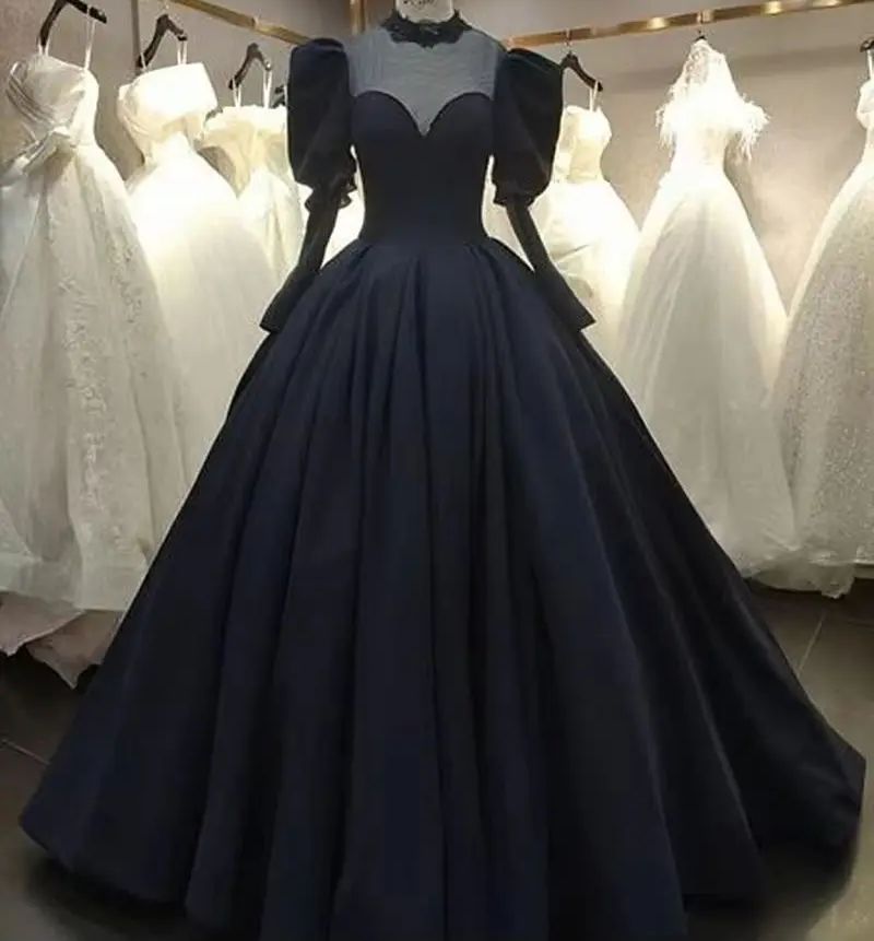 Gothic Black Wedding Dress She - Women'S Gothic Formal Wear 评论和价格