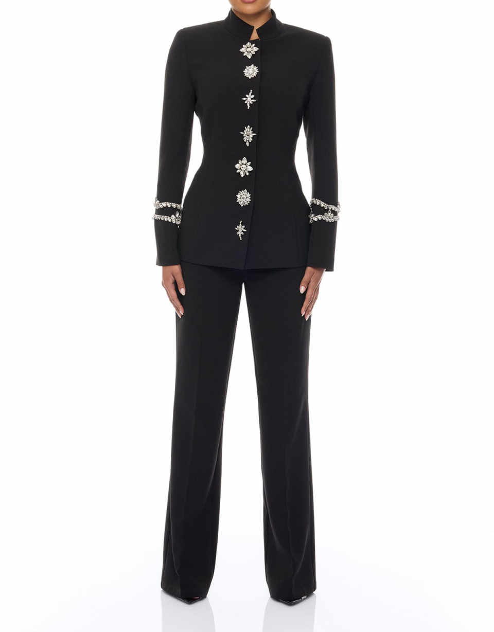 Designer Crystal Women Pants S - Women Formal Wear Designers 评论和价格