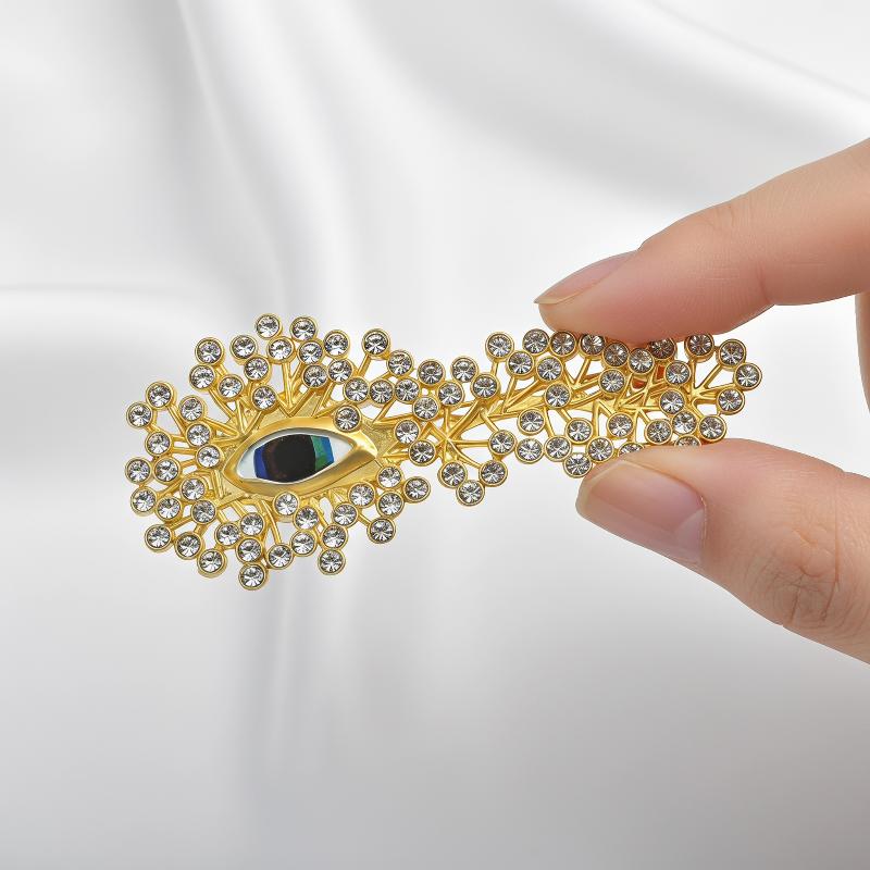 Minimalist Rhinestone Eye-Shap - Women Formal Wear For Meeting 评论和价格