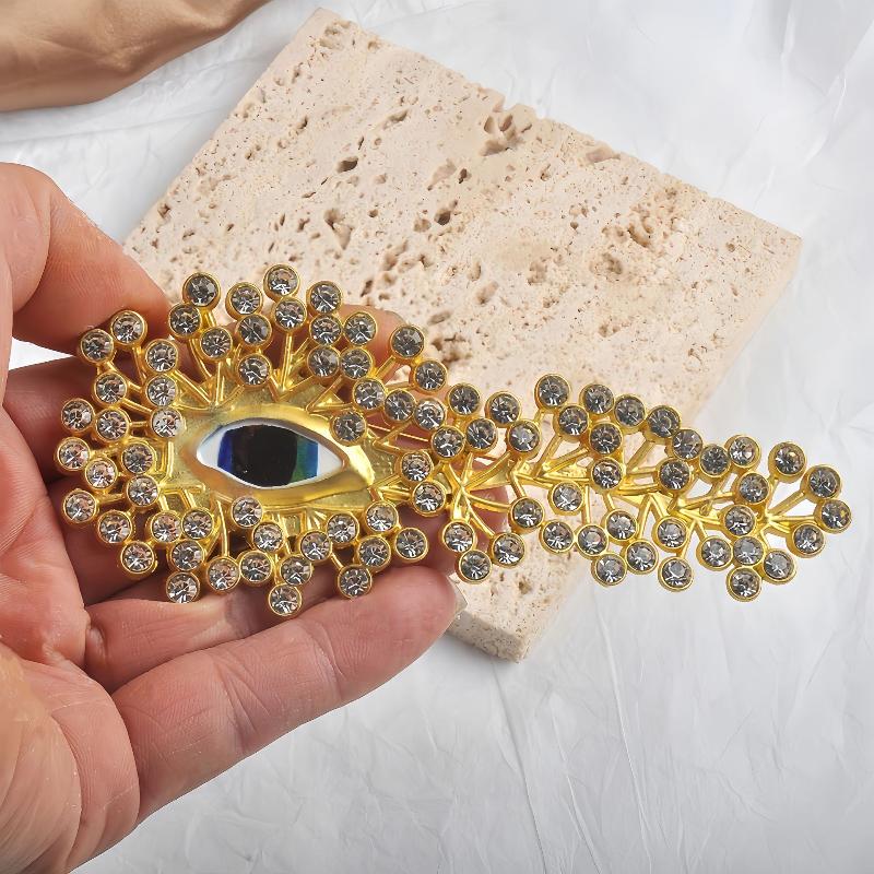Minimalist Rhinestone Eye-Shap - Women Formal Wear For Meeting 评论和价格