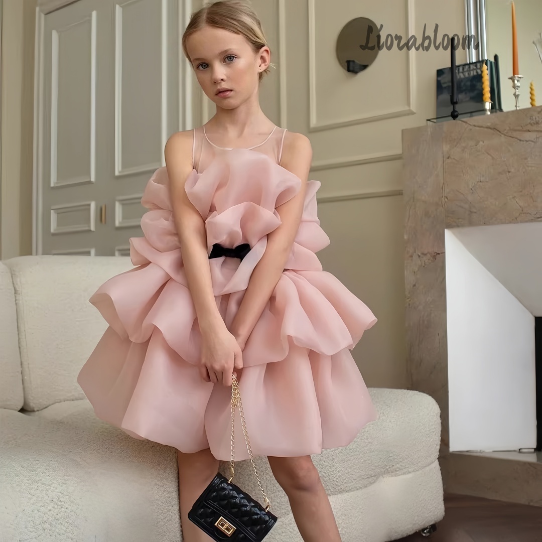 Multi Colored Layered Girls' F - Women Formal Wear Designers 评论和价格