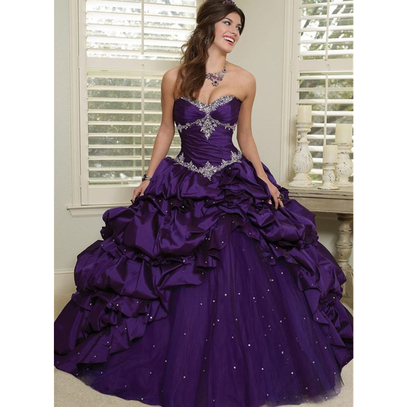 Gothic Purple Wedding Dress Cr - Women'S Gothic Formal Wear 评论和价格