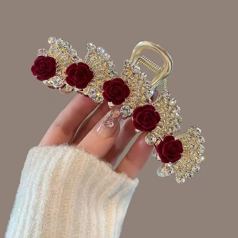 Vintage Red Floral Rhinestone  - Women'S Formal Wear Accessories 评论和价格