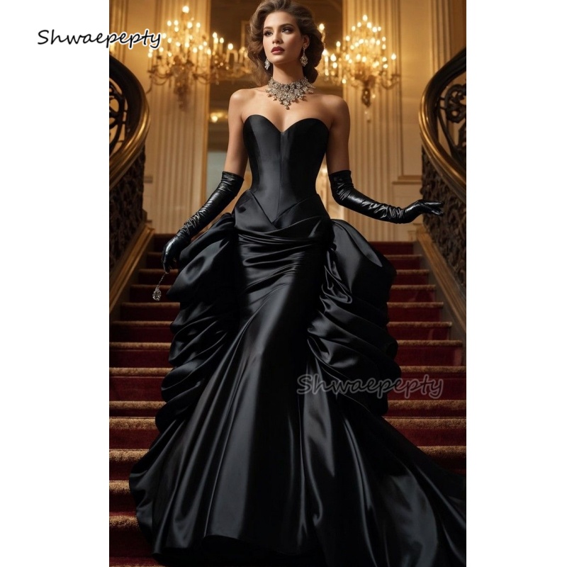 Ruched Vintage Victorian Merma - Women'S Gothic Formal Wear 评论和价格
