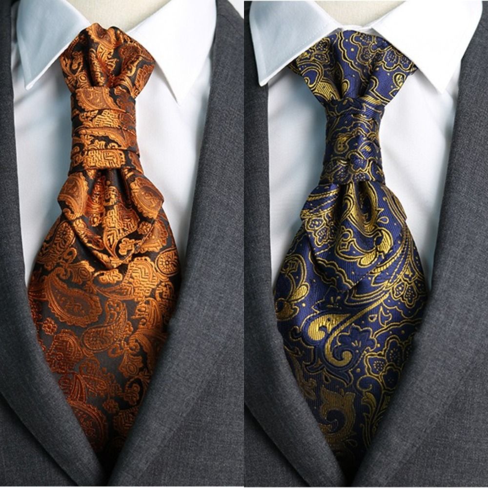 Luxury Jacquard Floral Neck Ti - Women'S Formal Wear Accessories 评论和价格