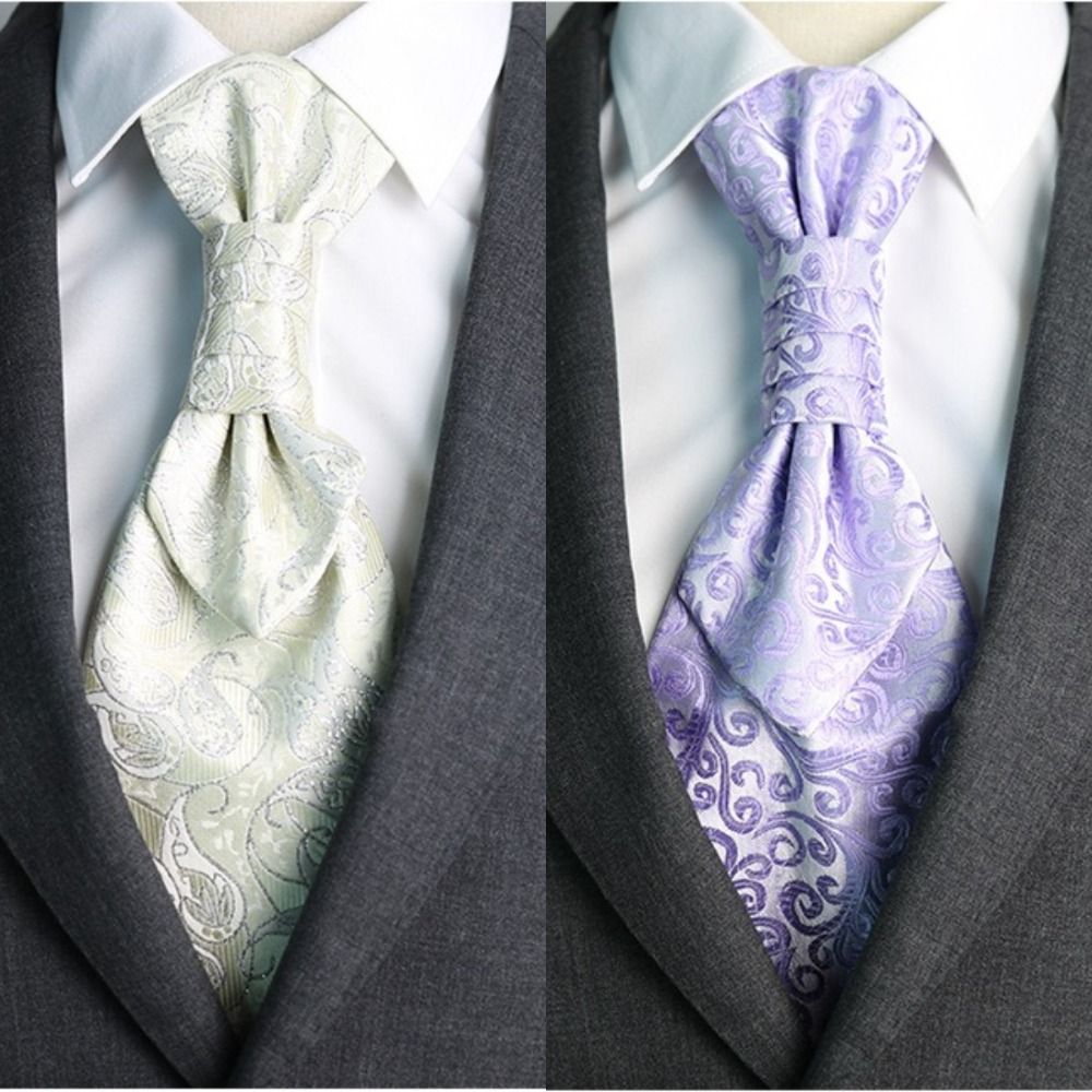 Luxury Jacquard Floral Neck Ti - Women'S Formal Wear Accessories 评论和价格