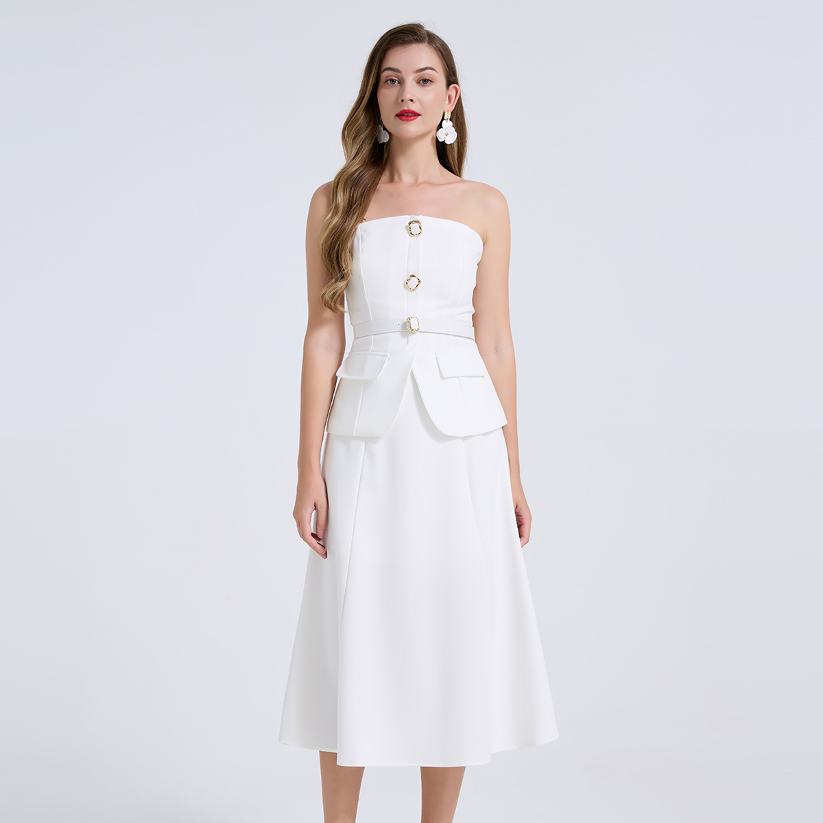 Elegant 2 Piece Women's Outfit - Women Formal Wear For Meeting 评论和价格