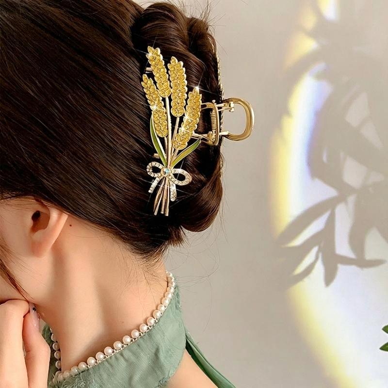Alloy Wheat Design Hair Claw C - Women Formal Wear Designers 评论和价格