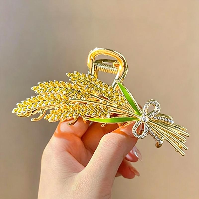 Alloy Wheat Design Hair Claw C - Women Formal Wear Designers 评论和价格