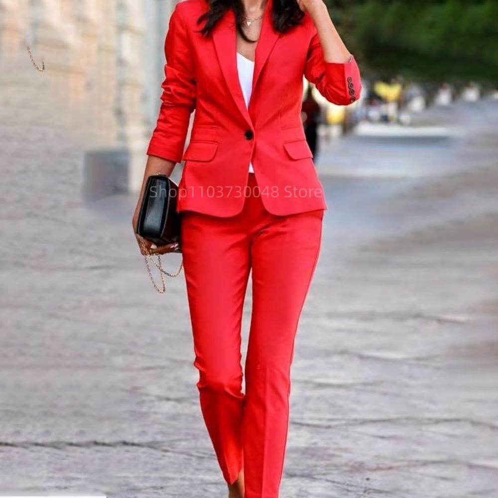 Fashion Office Ladies Blazer a - Women'S Formal Wear Pants 评论和价格